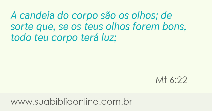 Biblia católica - São Mateus 6